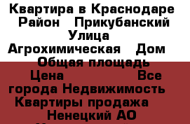 Квартира в Краснодаре › Район ­ Прикубанский › Улица ­ Агрохимическая › Дом ­ 115 › Общая площадь ­ 55 › Цена ­ 1 800 000 - Все города Недвижимость » Квартиры продажа   . Ненецкий АО,Харьягинский п.